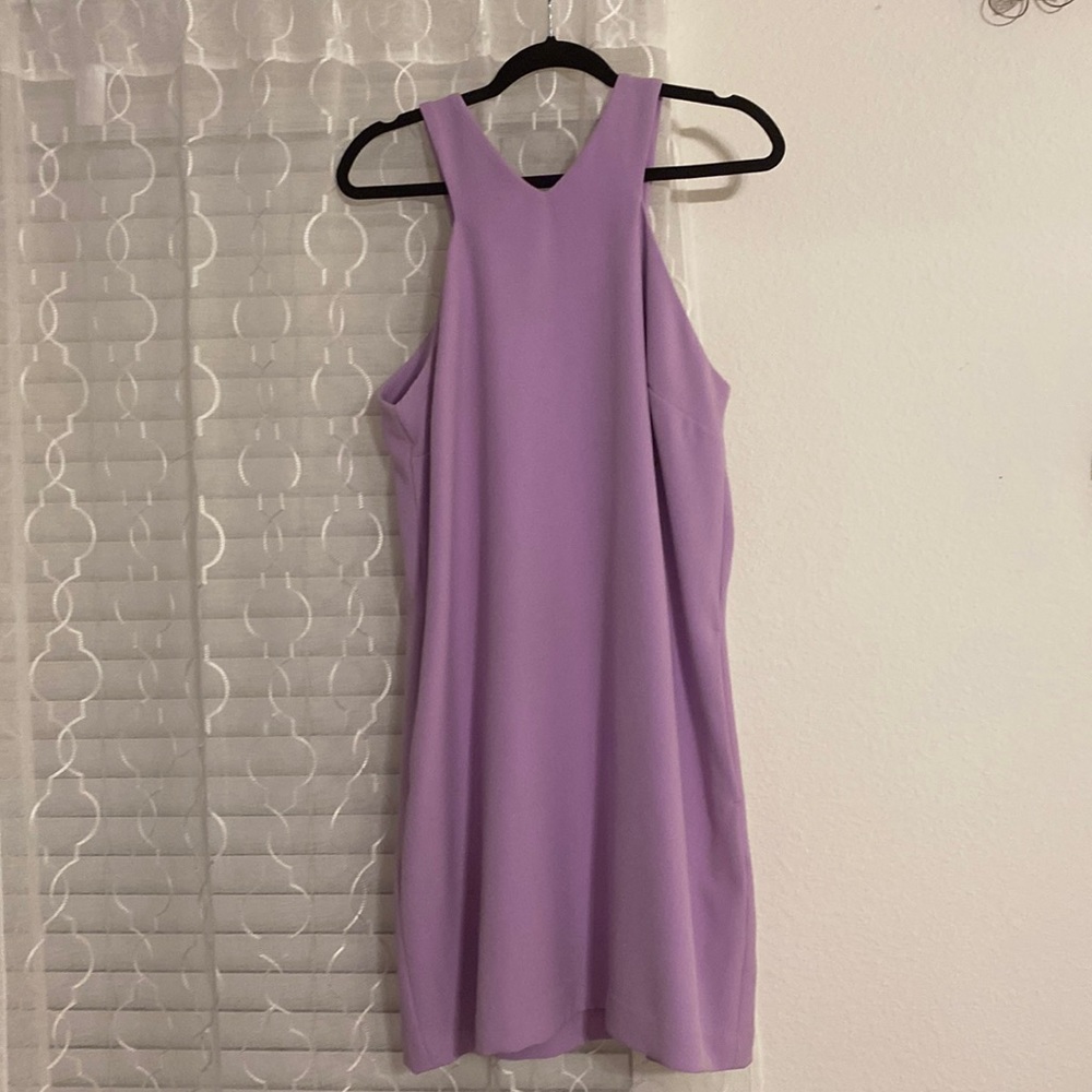 BAR III above knee, lined dress with pockets